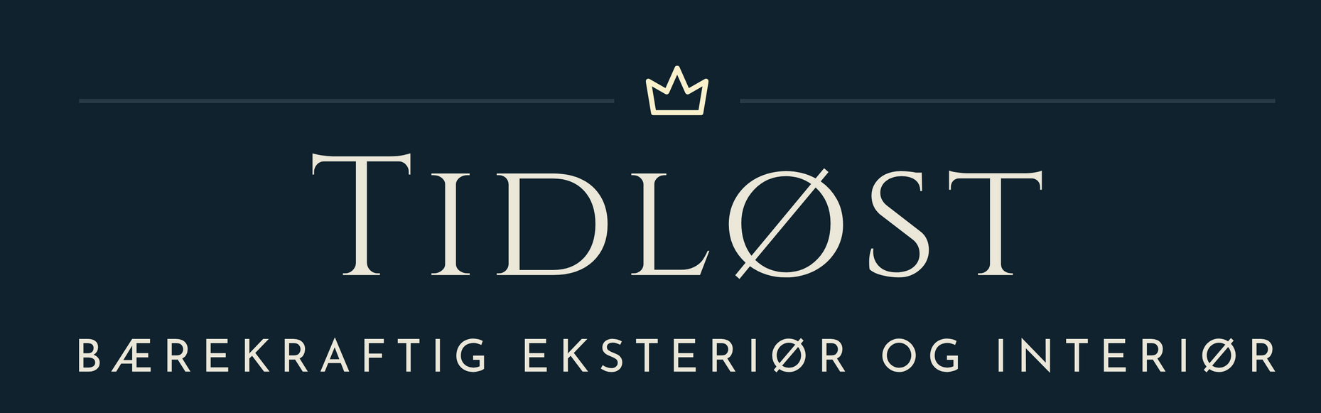 Tidløst interiør og eksteriør